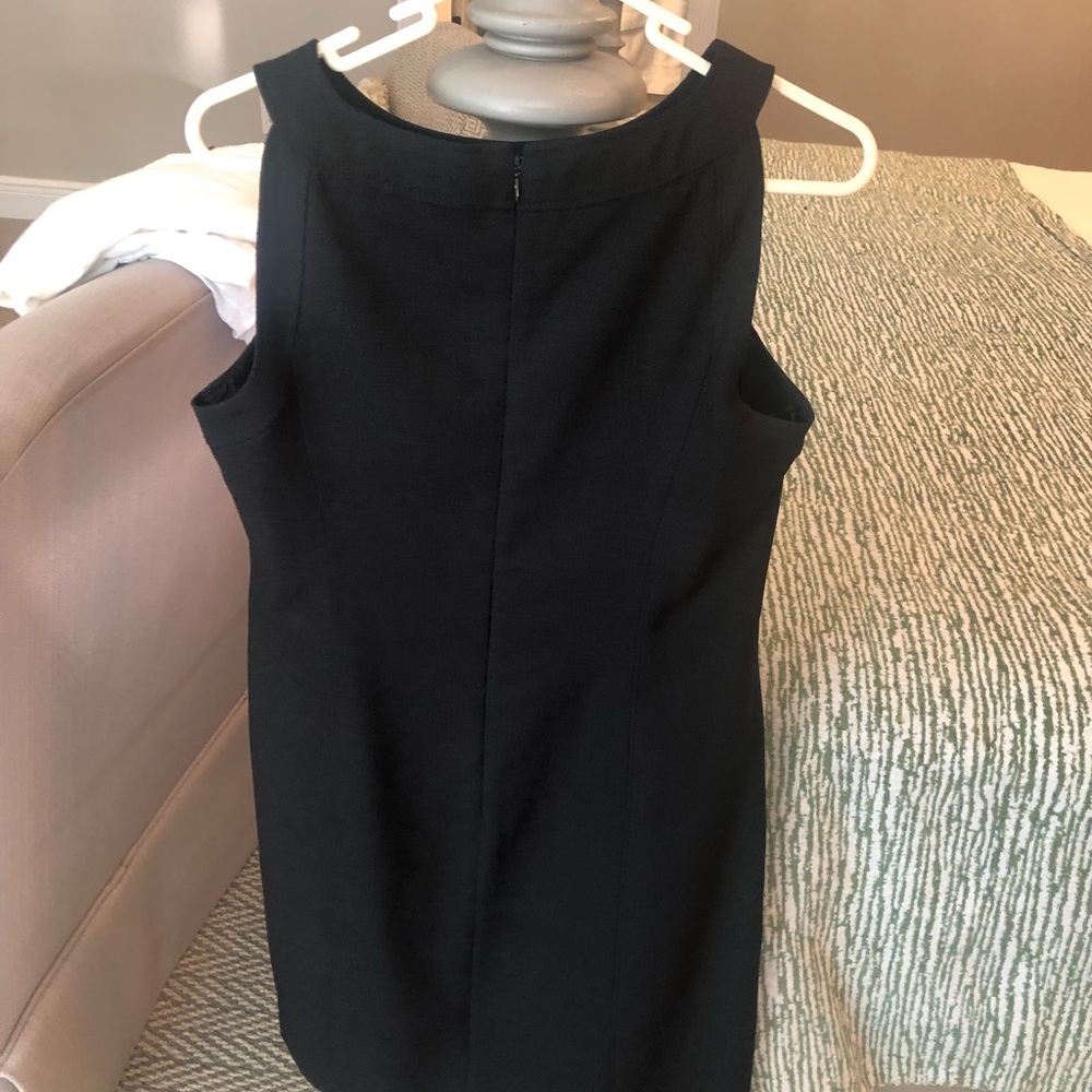 Ann Taylor Size 8 Petite black sheath dress - Picture 2 of 9